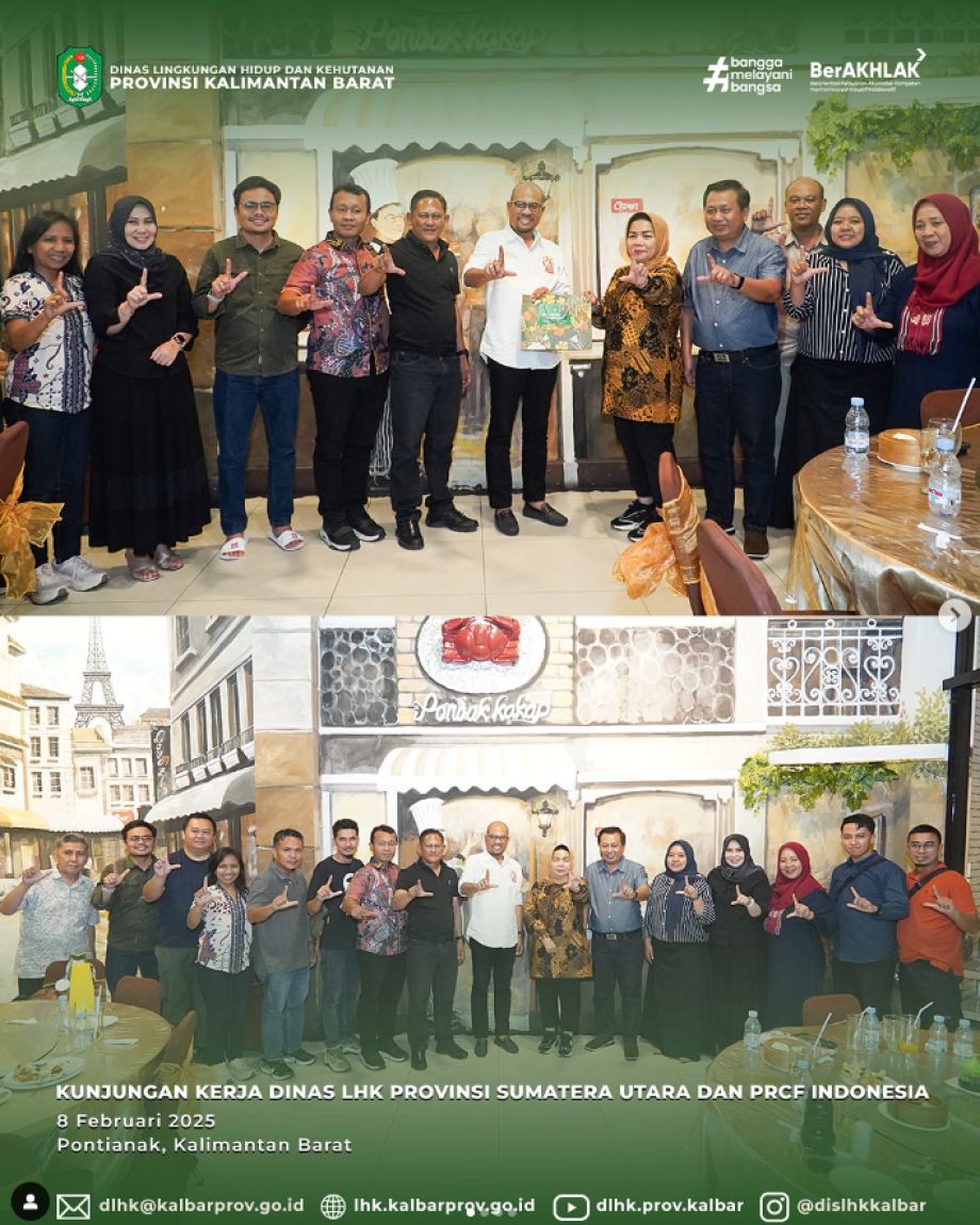 Kunjungan kerja Kepala Dinas LHK Provinsi Sumatera Utara