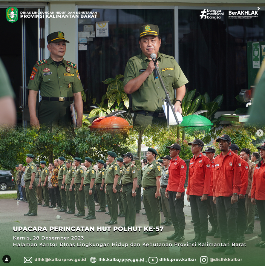 Upacara Peringatan Hari Ulang Tahun Hut Ke Polisi Kehutanan